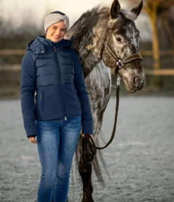 STONEDEEK Veste d'équitation bi-matière Jane océan atlantique Discount