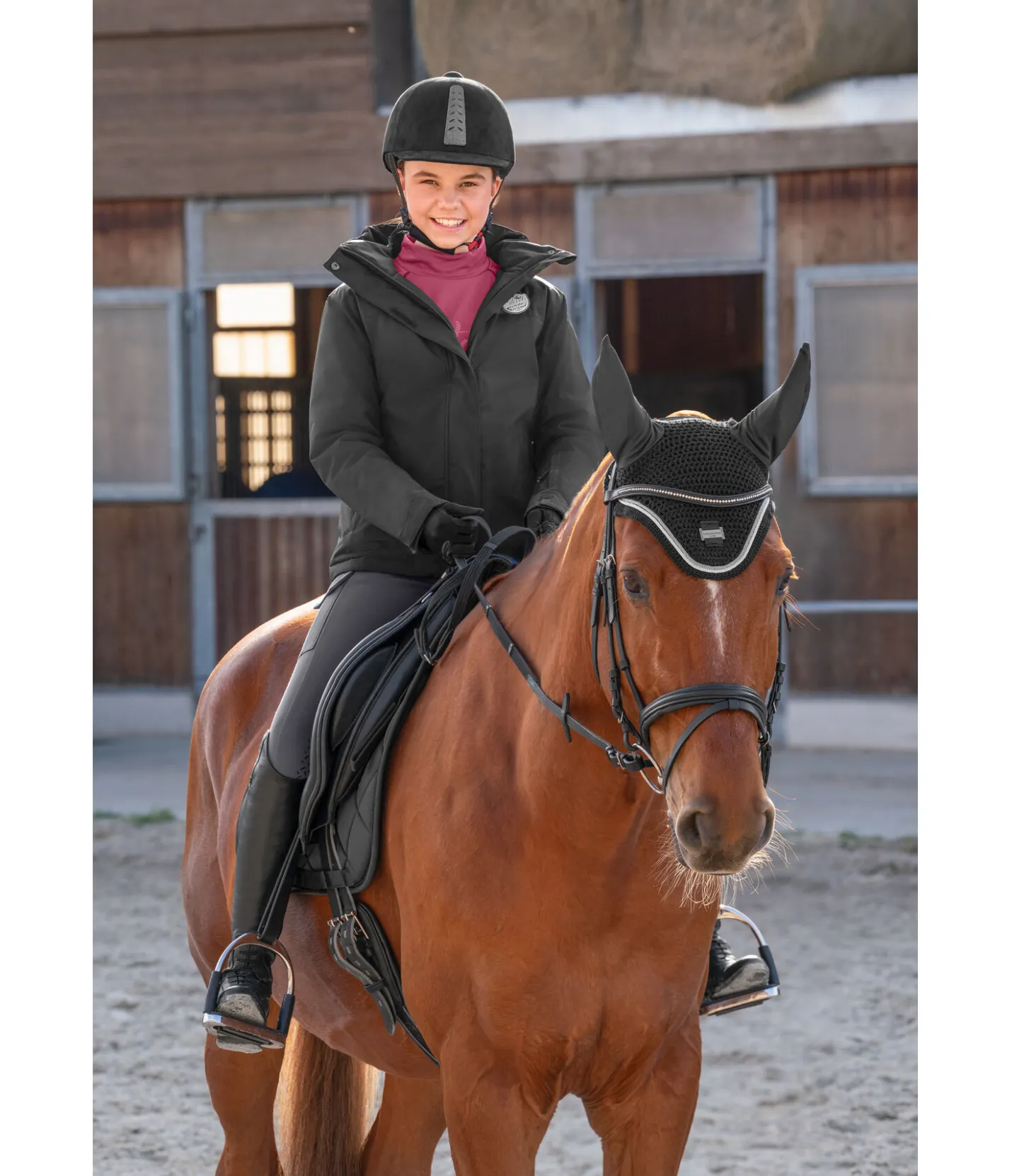 STEEDS Veste d'équitation fonctionnelle enfant Sky noir Sale