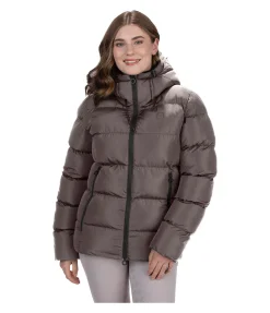 STEEDS Veste d'équitation matelassée à capuche Leela II chocolat noir