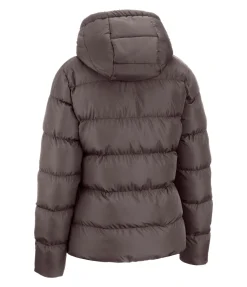 STEEDS Veste d'équitation matelassée à capuche Leela II chocolat noir