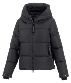 Felix Bühler Veste d'équitation matelassée à capuche Amilia noir Outlet