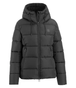 STEEDS Veste d'équitation matelassée à capuche Leela II noir Clearance
