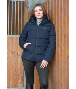 STEEDS Veste d'équitation matelassée à capuche Leela II navy Discount