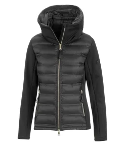 Felix Bühler Veste d'équitation softshell bi-matière à capuche Celina noir Sale