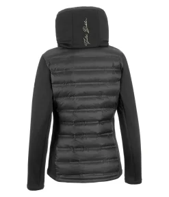 Felix Bühler Veste d'équitation softshell bi-matière à capuche Celina noir Sale