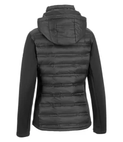Felix Bühler Veste d'équitation softshell bi-matière à capuche Celina noir Sale