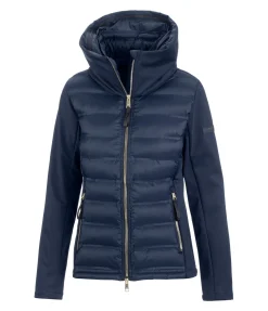 Felix Bühler Veste d'équitation softshell bi-matière à capuche Celina navy Outlet