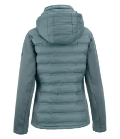 Felix Bühler Veste d'équitation softshell bi-matière à capuche Celina vert jade Best