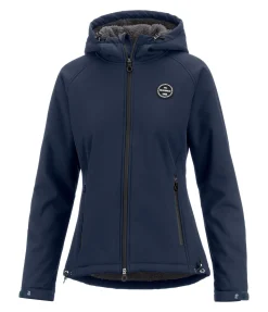 Felix Bühler Veste d'équitation softshell à capuche Lara II navy