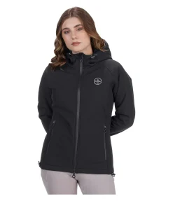 Felix Bühler Veste d'équitation softshell à capuche Lara II noir Online