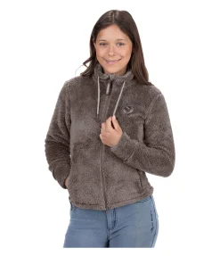 Felix Bühler Veste en polaire Teddy enfant Billie II noisette
