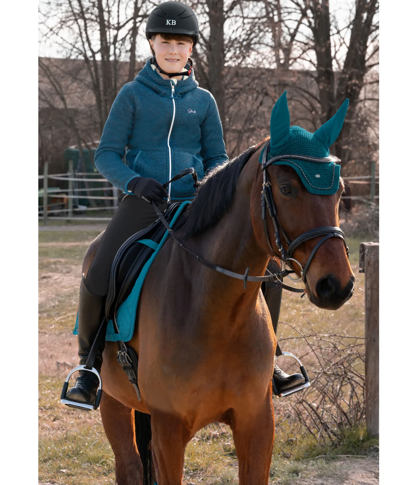 STEEDS Veste en tricot polaire enfant Sina cobalt Sale
