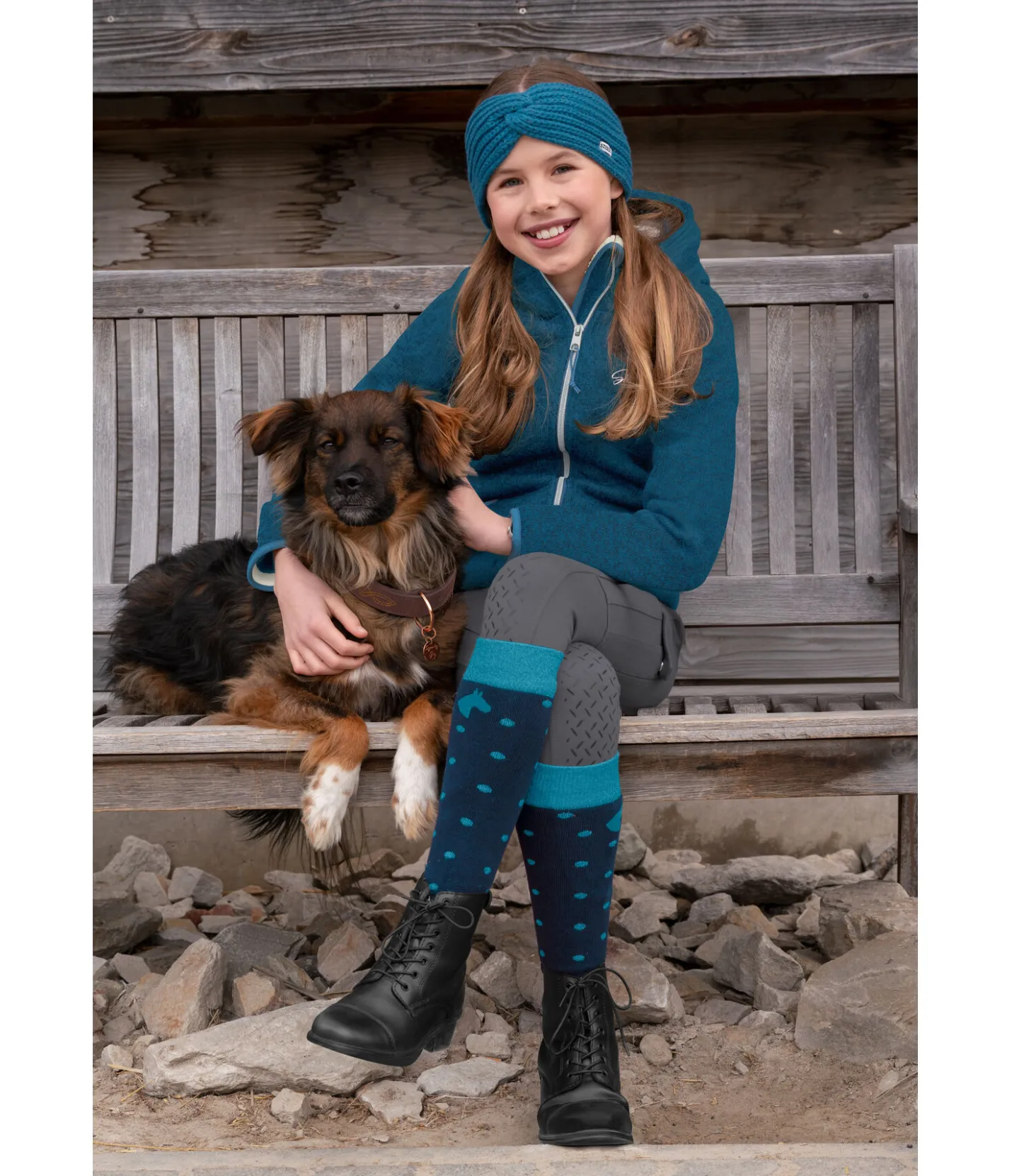 STEEDS Veste en tricot polaire enfant Sina cobalt Sale