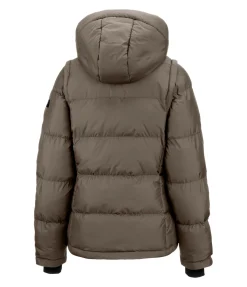 Felix Bühler Veste matelassée à capuche 2 en 1 Elis taupe foncé Discount