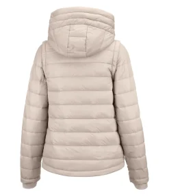 Felix Bühler Veste matelassée 2-en-1 à capuche Cecile champagne Best