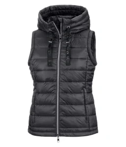 Felix Bühler Veste matelassée 2-en-1 à capuche Cecile noir Discount