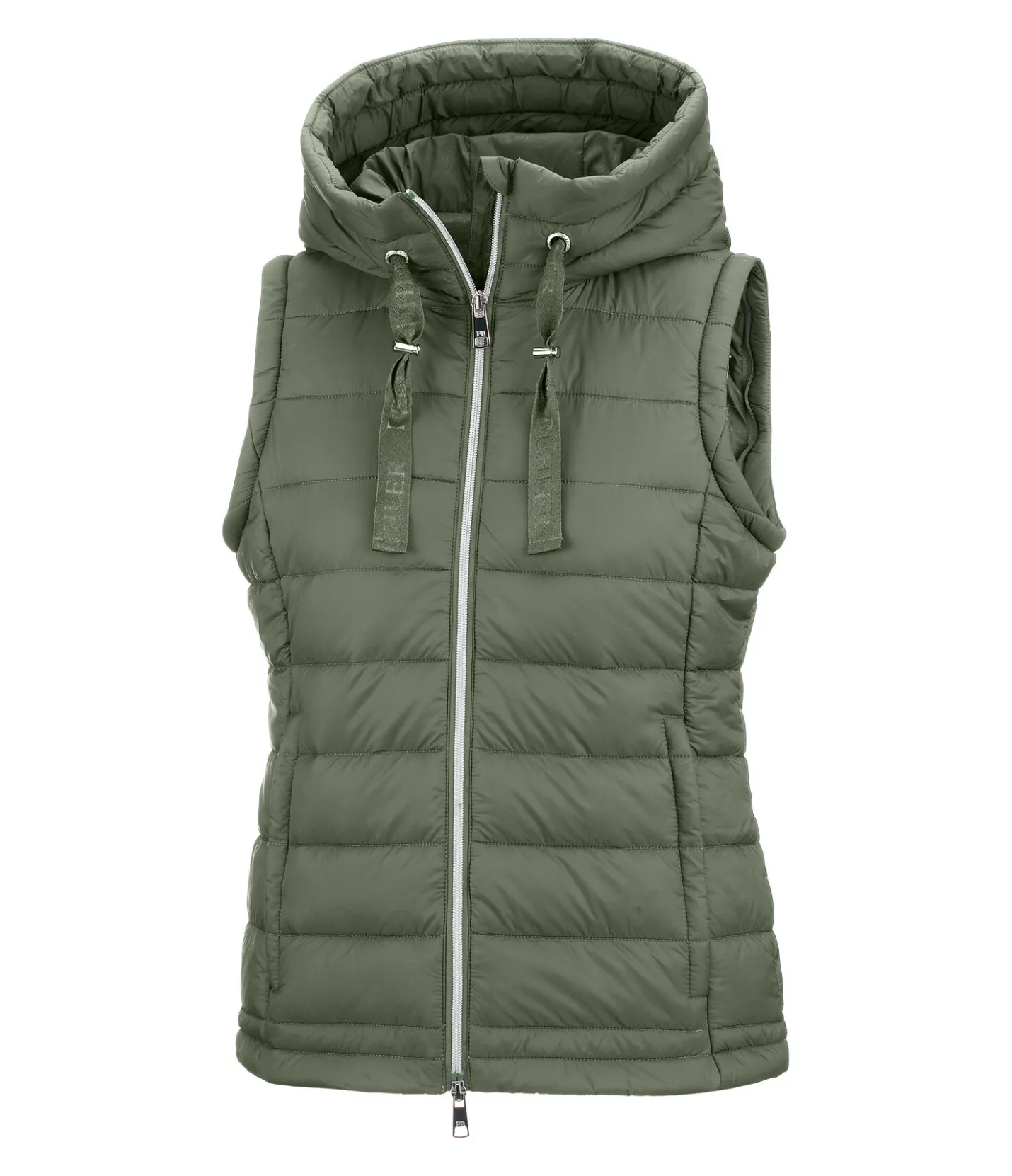 Felix Bühler Veste matelassée 2-en-1 à capuche Cecile vert profond New