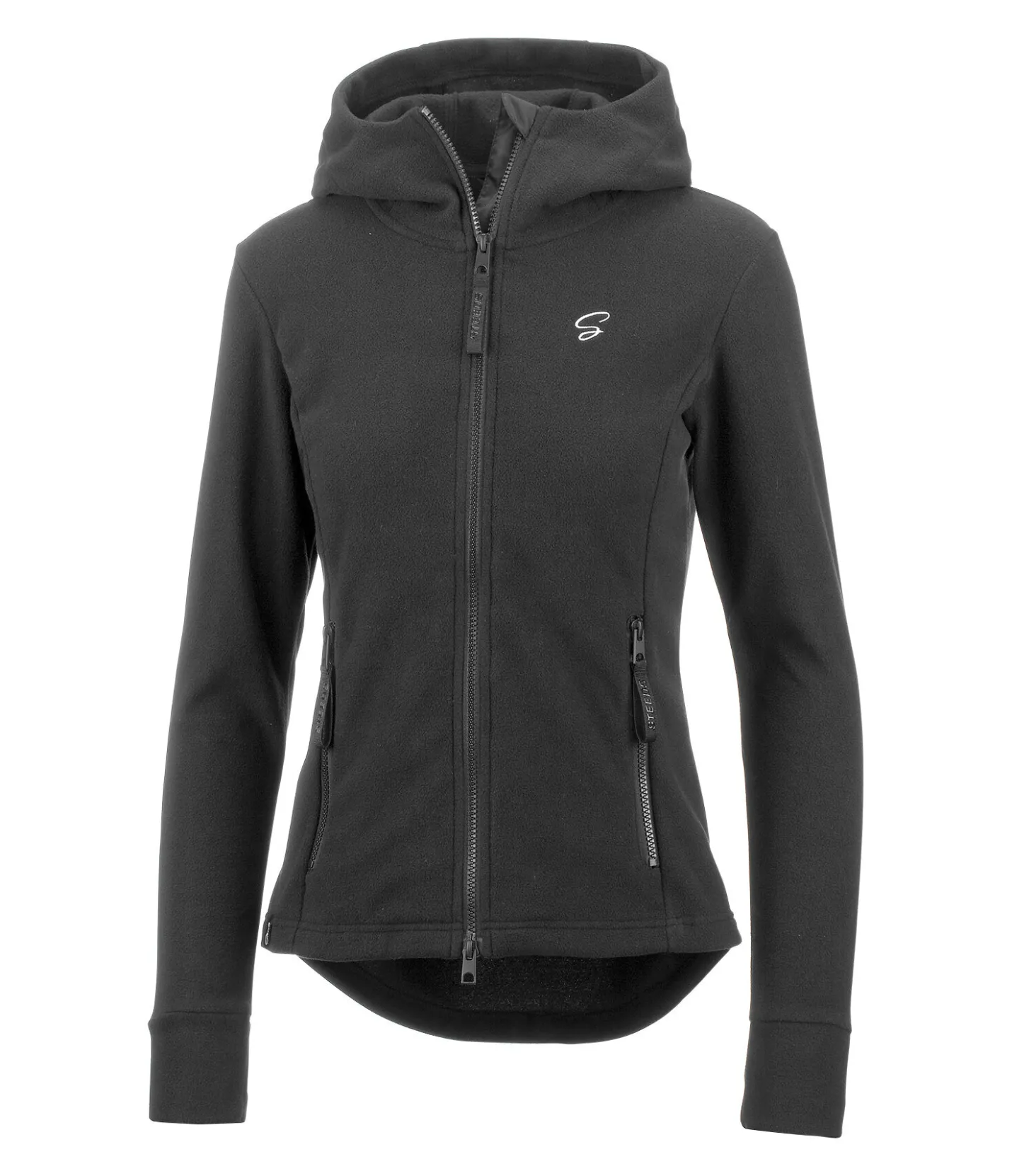 STEEDS Veste polaire à capuche Cat noir Clearance
