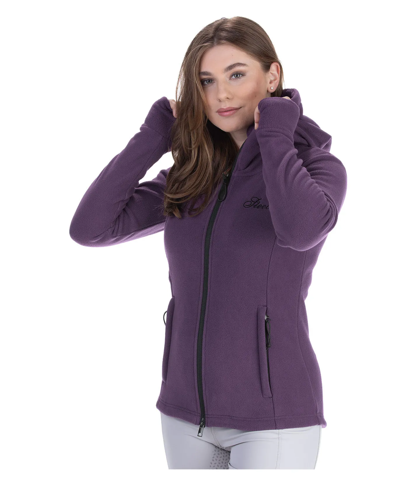 STEEDS Veste polaire à capuche hiver Kiki baie noir Discount