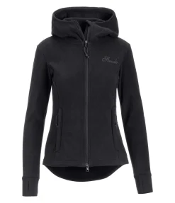 STEEDS Veste polaire à capuche hiver Kiki noir New