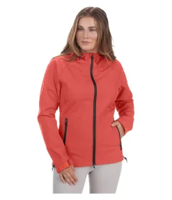 Felix Bühler Veste softshell à capuche Merle gingembre orange New