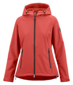 Felix Bühler Veste softshell à capuche Merle gingembre orange New