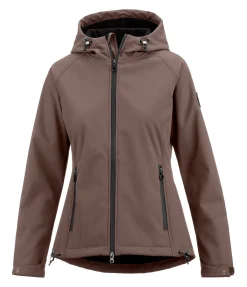 Felix Bühler Veste softshell à capuche Merle cannelle Clearance