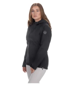 Felix Bühler Veste softshell à capuche Merle noir New