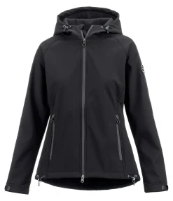 Felix Bühler Veste softshell à capuche Merle noir New