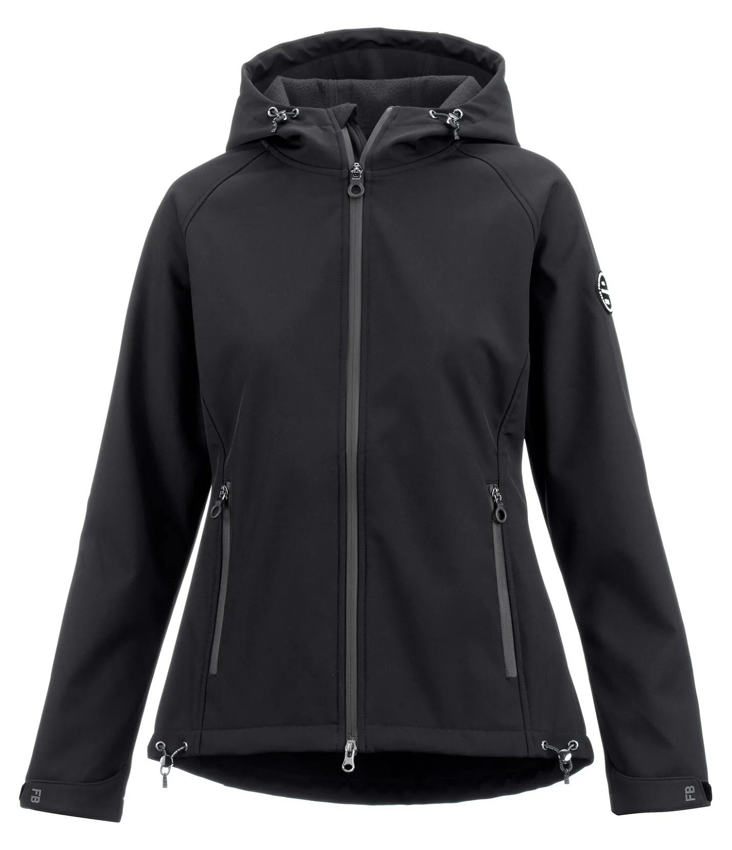 Felix Bühler Veste softshell à capuche Merle noir New