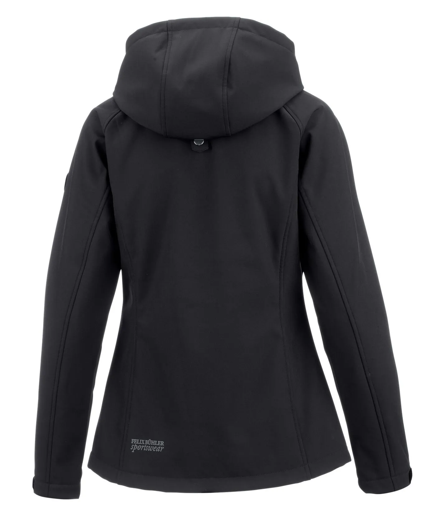 Felix Bühler Veste softshell à capuche Merle noir New