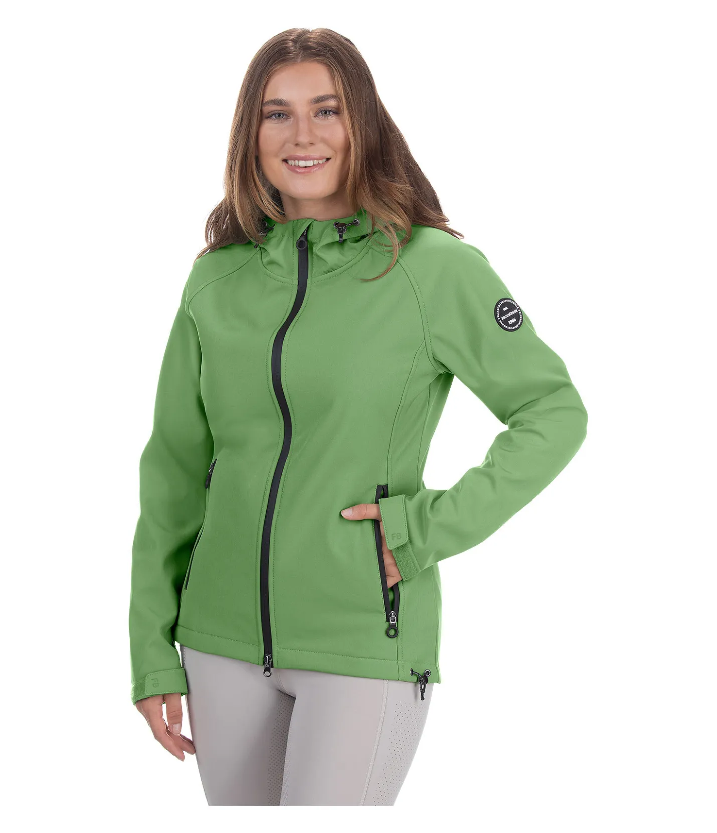 Felix Bühler Veste softshell à capuche Merle vert jasmin Outlet