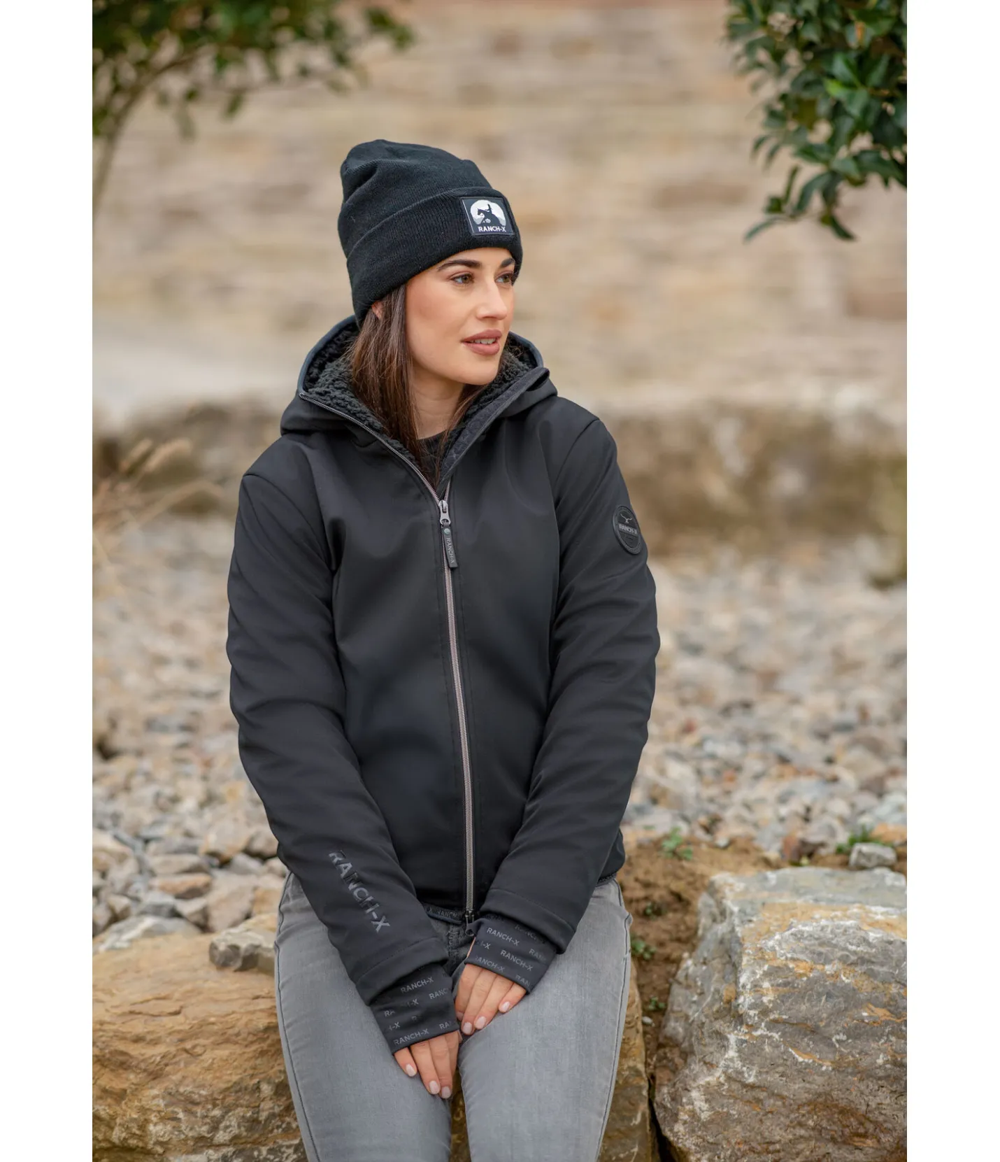 RANCH-X Veste softshell Josie noir/noir Online