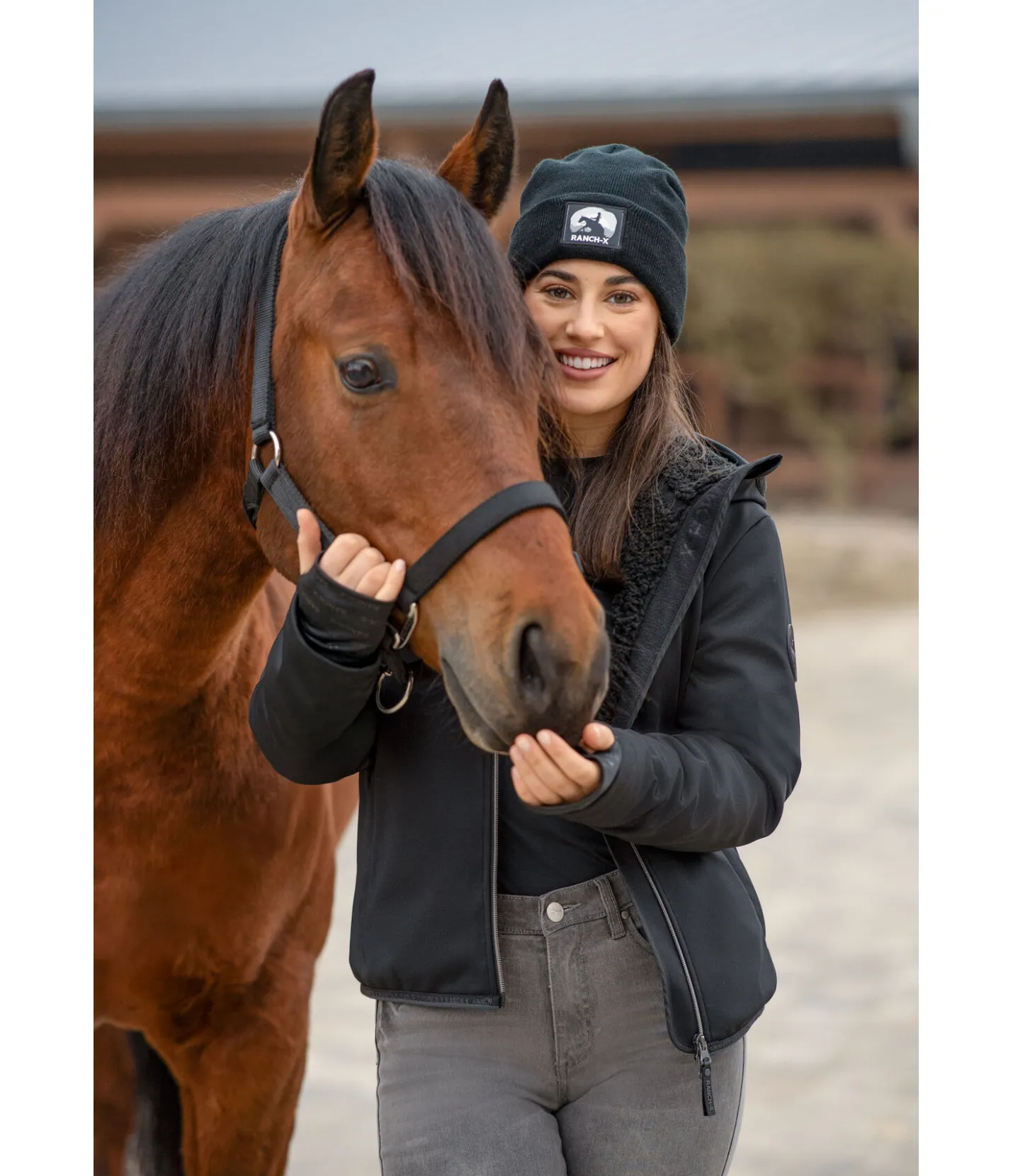 RANCH-X Veste softshell Josie noir/noir Online