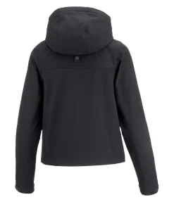 Felix Bühler Veste softshell cropped à capuche Hanne noir Hot