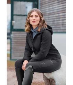 Felix Bühler Veste softshell cropped à capuche Hanne noir Hot