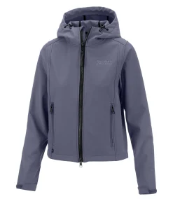 Felix Bühler Veste softshell cropped à capuche Hanne violet givré Discount