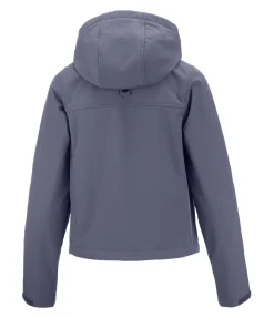Felix Bühler Veste softshell cropped à capuche Hanne violet givré Discount