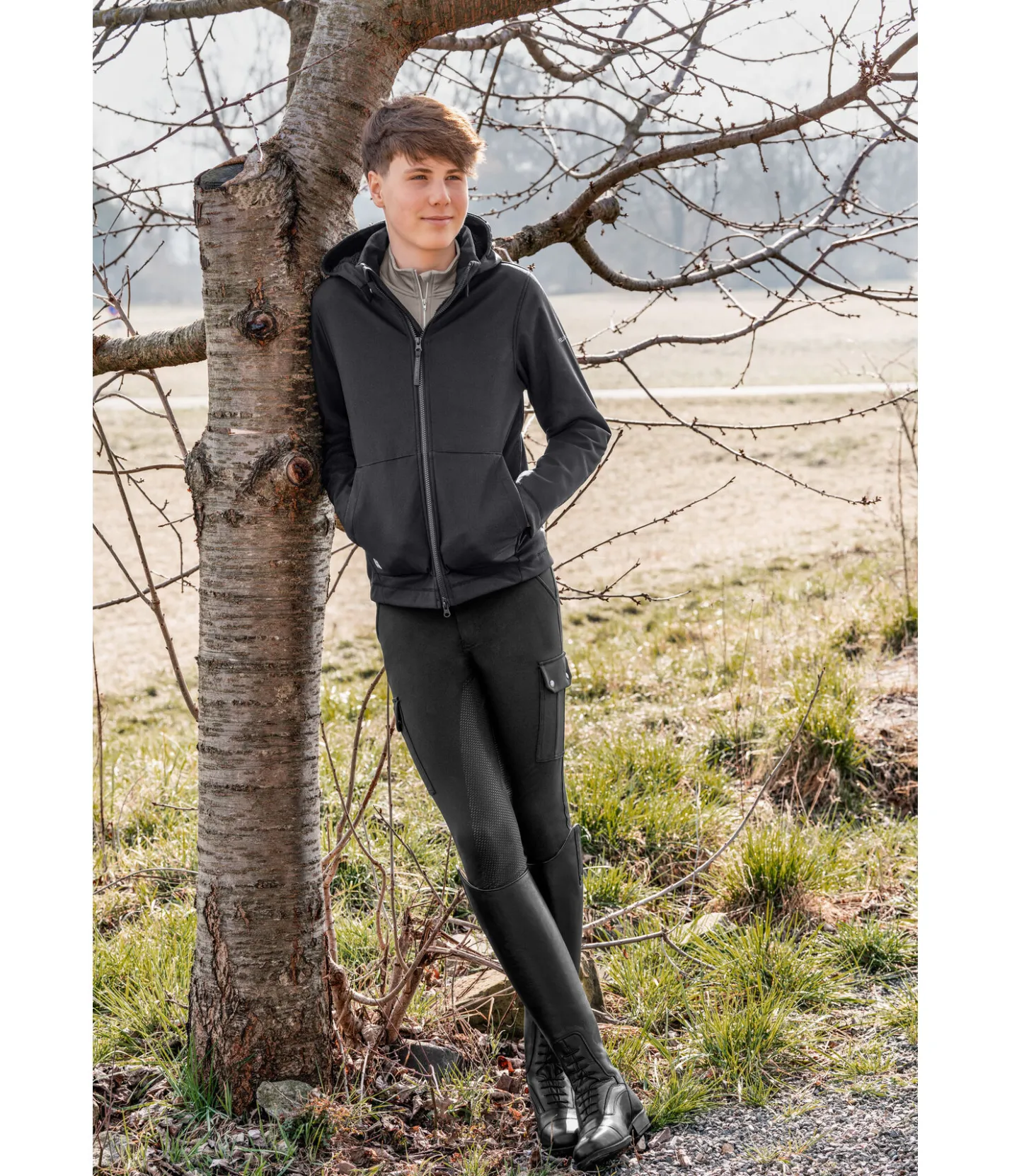 Felix Bühler Veste softshell enfant Mo noir Best