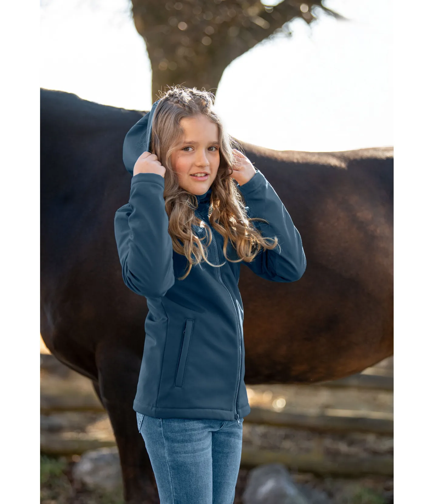 STONEDEEK Veste softshell pour enfant Naira aquamarine New