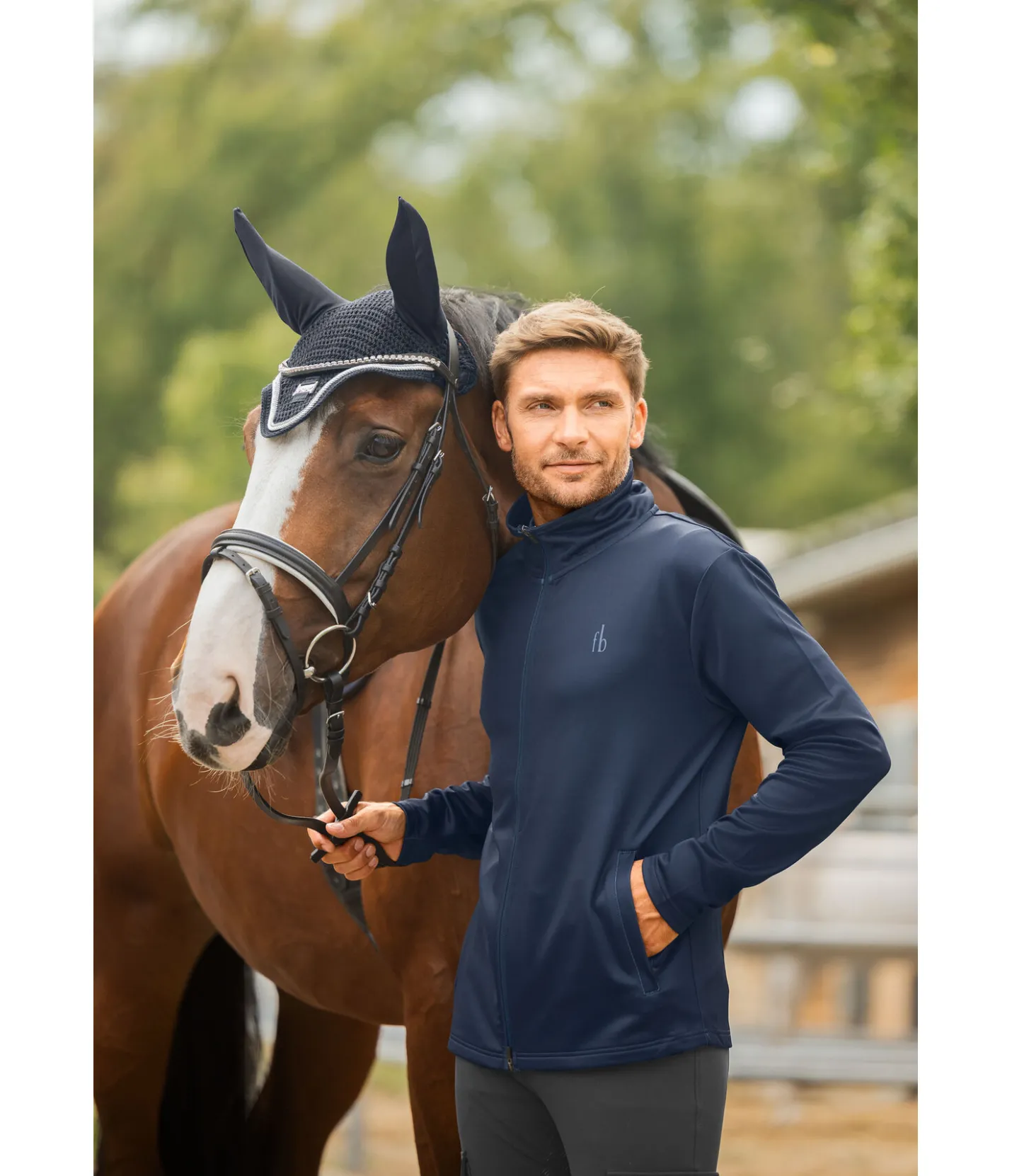 Felix Bühler Veste stretch Performance pour homme Louis navy Best