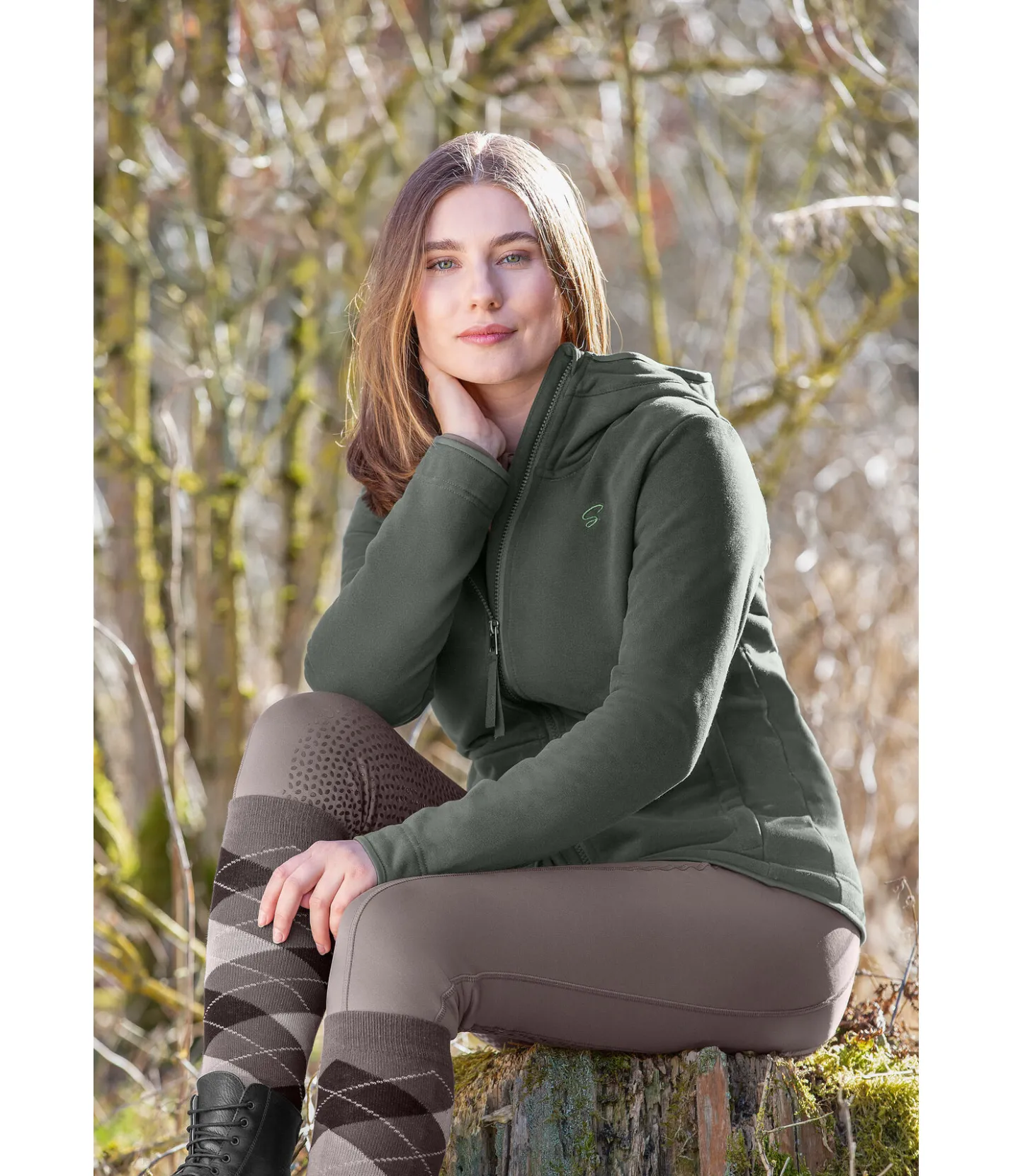 STEEDS Veste sweat Diana forêt Sale
