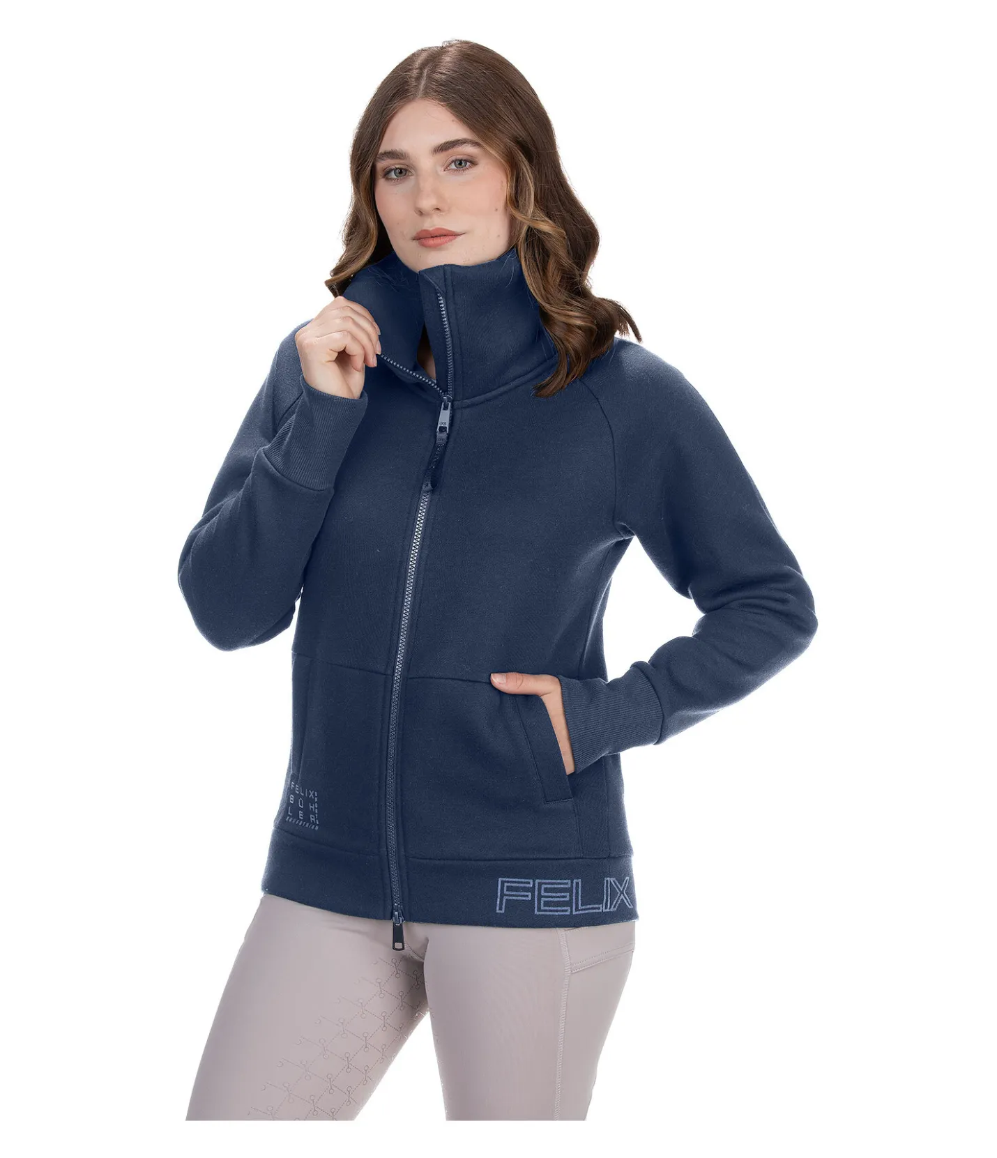 Felix Bühler Veste sweat Maila navy New