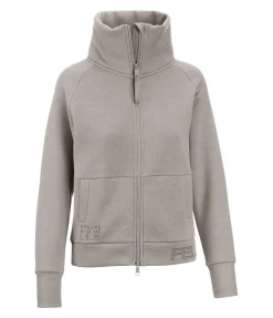 Felix Bühler Veste sweat Maila taupe Online