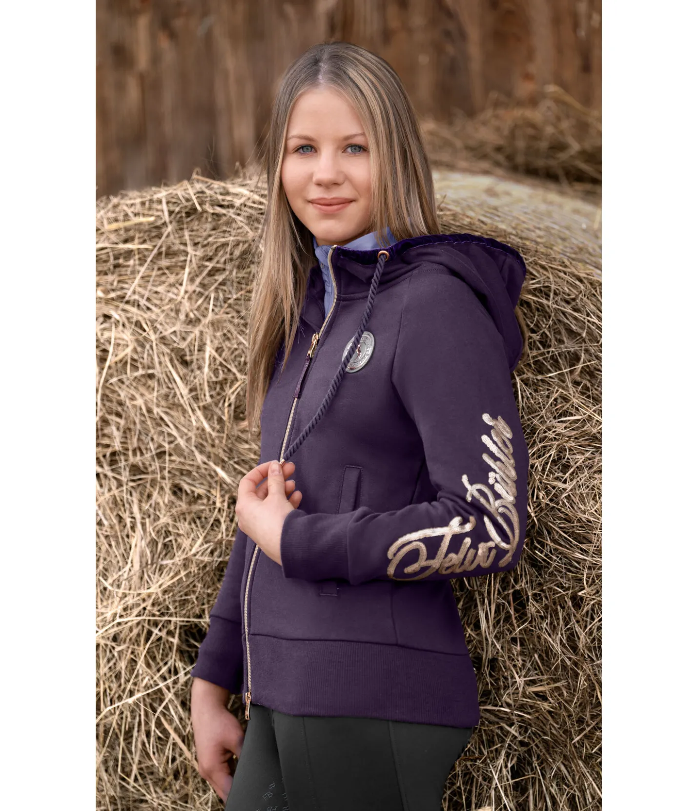 Felix Bühler Veste sweat enfant Beverly violet foncé Best