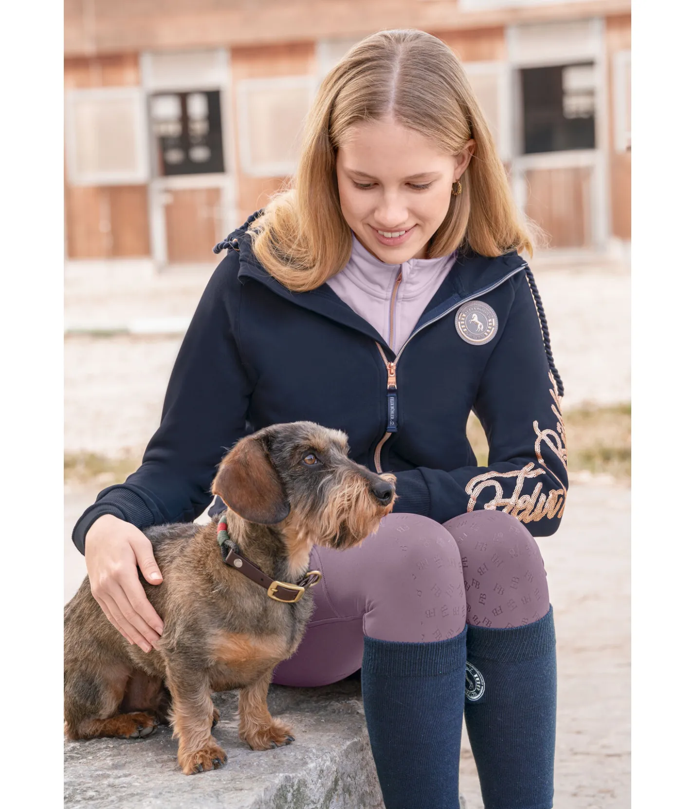 Felix Bühler Veste sweat enfant Beverly navy Online